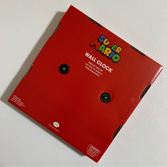 Nintendo Super Mario Bros. Mario & Luigi Analog Wall Clock-NIB - Picture 4 of 5